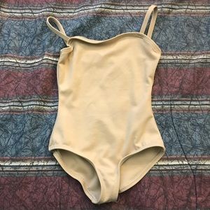 Tan Capezio child leotard